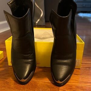 Catherine Malandrino Black Ankle Booties